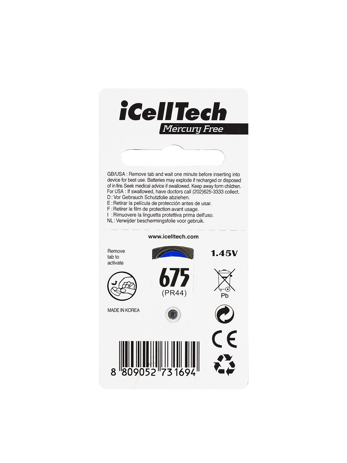 baterie icelltech 675
