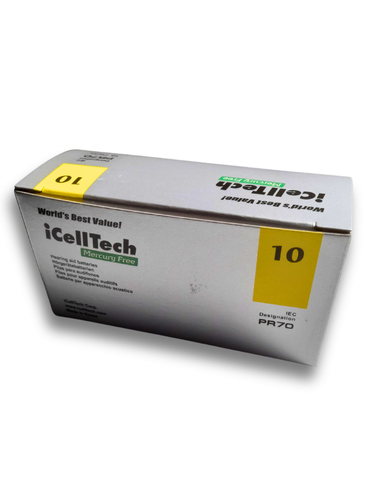 baterie do aparatow sluchowych 10 icelltech 60 szt