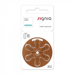 Baterie Signia "312" - 6 szt.