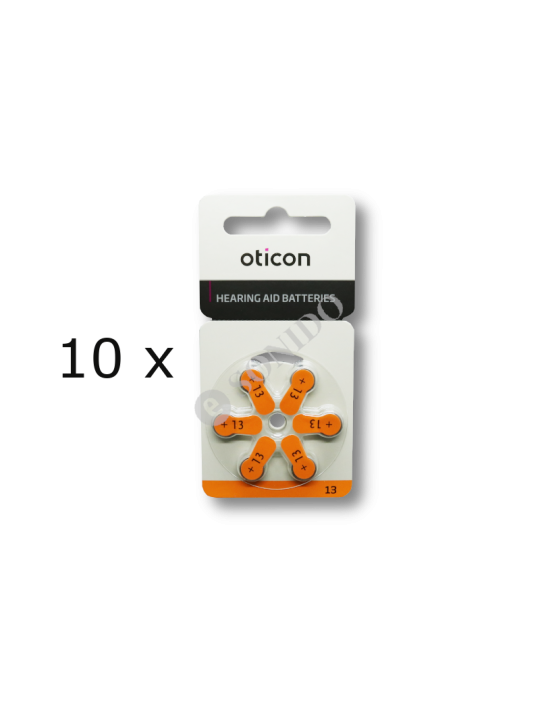 baterie Oticon 13 60 szt