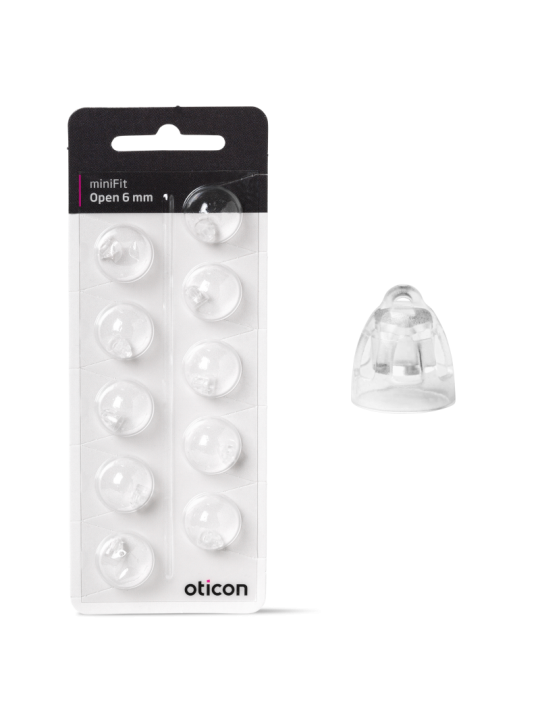 Kopułki otwarte miniFit Open Oticon 6 mm 10 szt